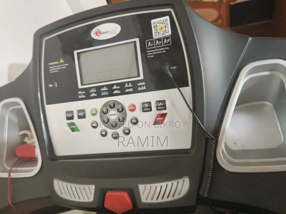 PowerLand Fitness Treadmill - 120kg Capacity