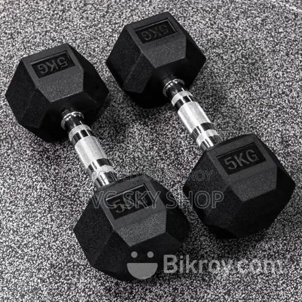 Hex Dumbbell 5 Kg Pair (10 Kg)