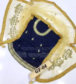 New Unstitched Organza Georgette Shalwar Kamiz Four Piece Party Dress