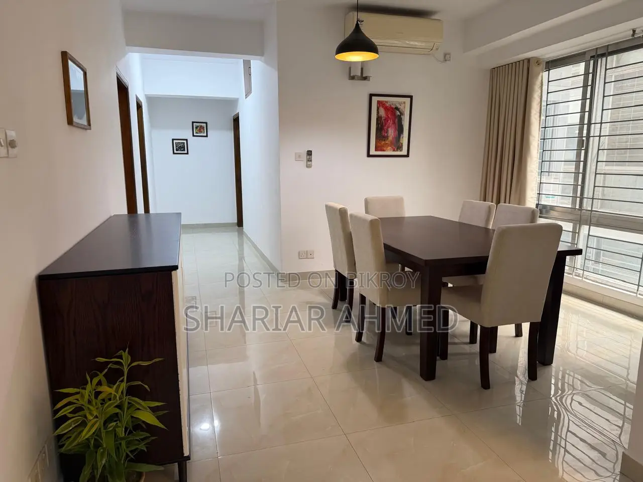 3 Bed 3200 SqFt Fully Furnished Flat Rent In Gulshan-2