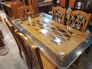 NEW CANADIAN OAK VENEER DAINING SET . M # 4163