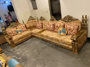 আধুনিক সিক্স সিটার কর্নার সোফা সেট
