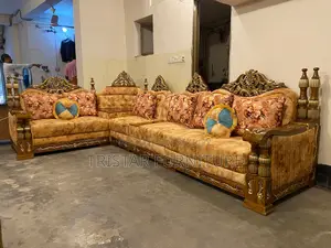 Modern Six Seater Corner Sofa Set