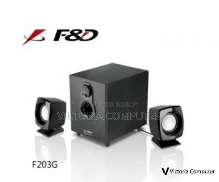 F&D ২.১ চ্যানেল লাউড স্পিকার।