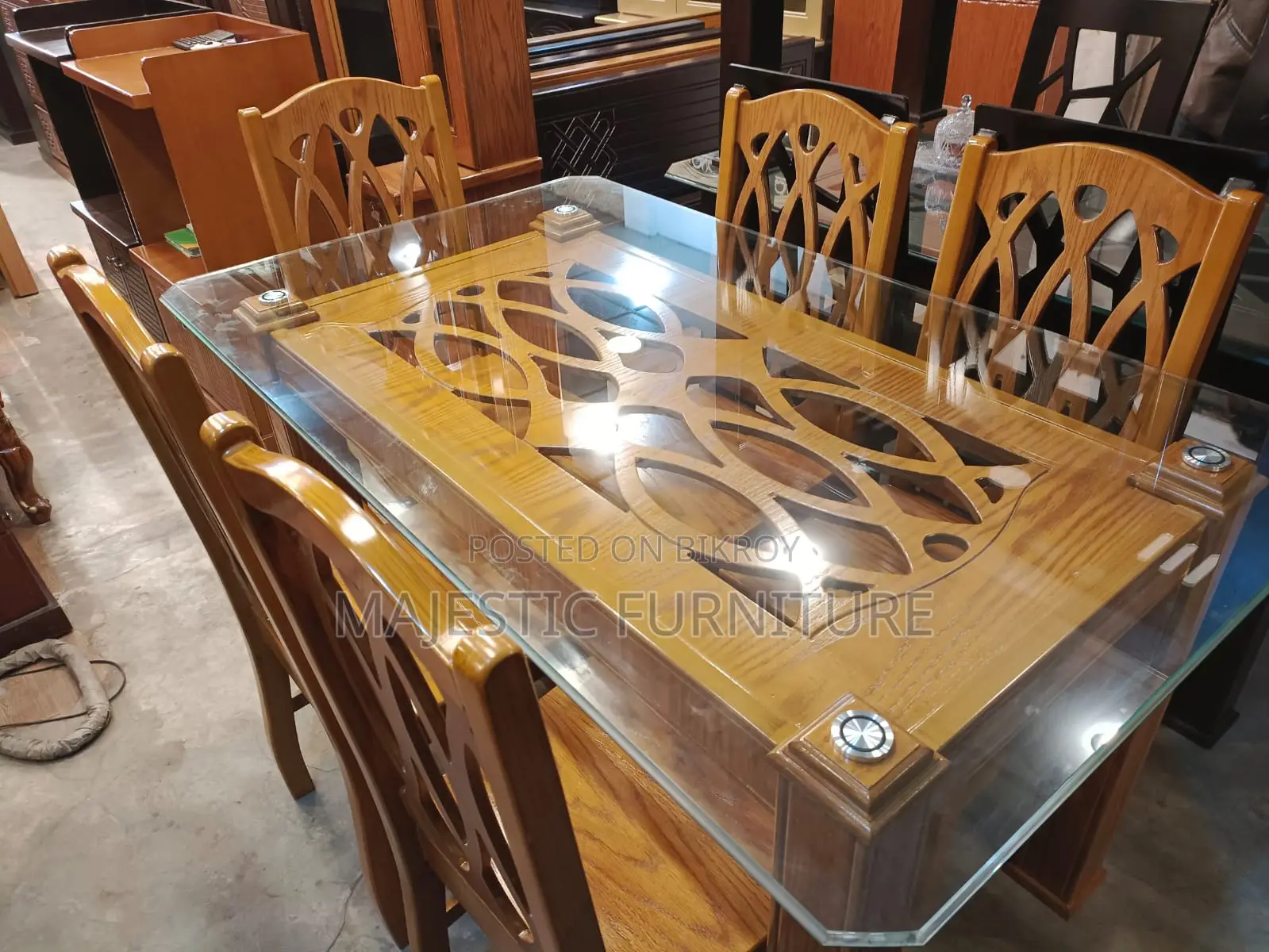 DINING SET 6 CHAIR. M # 1834