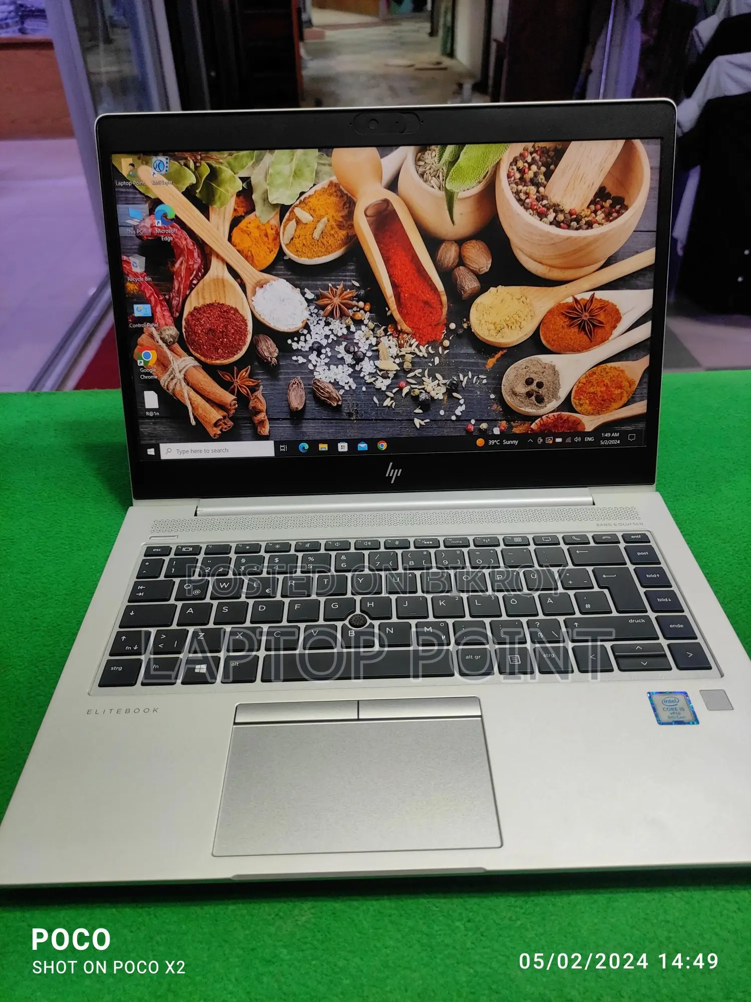 HP Elitbook 840 G6 8gen: i5 256ssd, 8gb ram