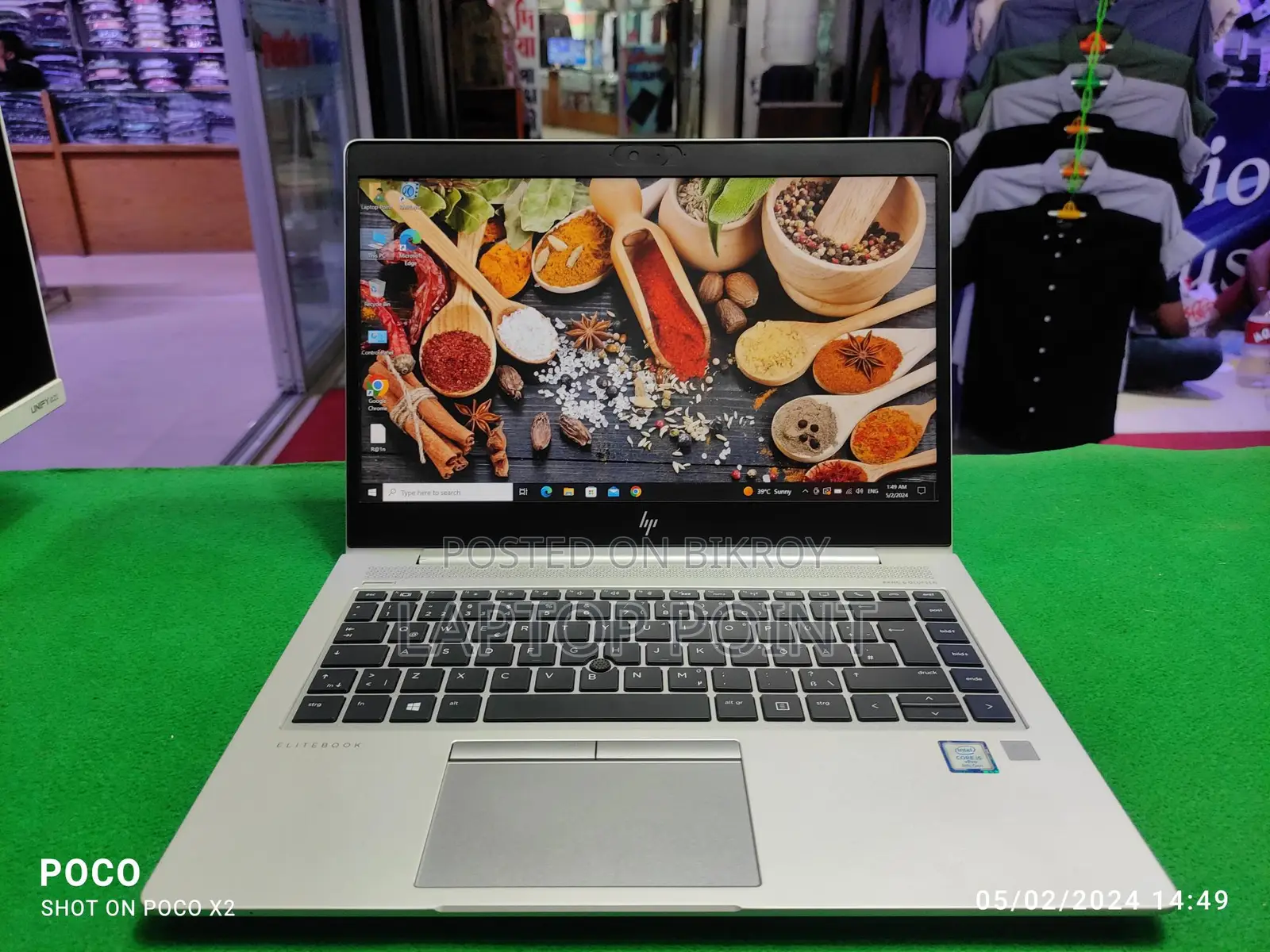 HP Elitbook 840 G6 8gen: i5 256ssd, 8gb ram