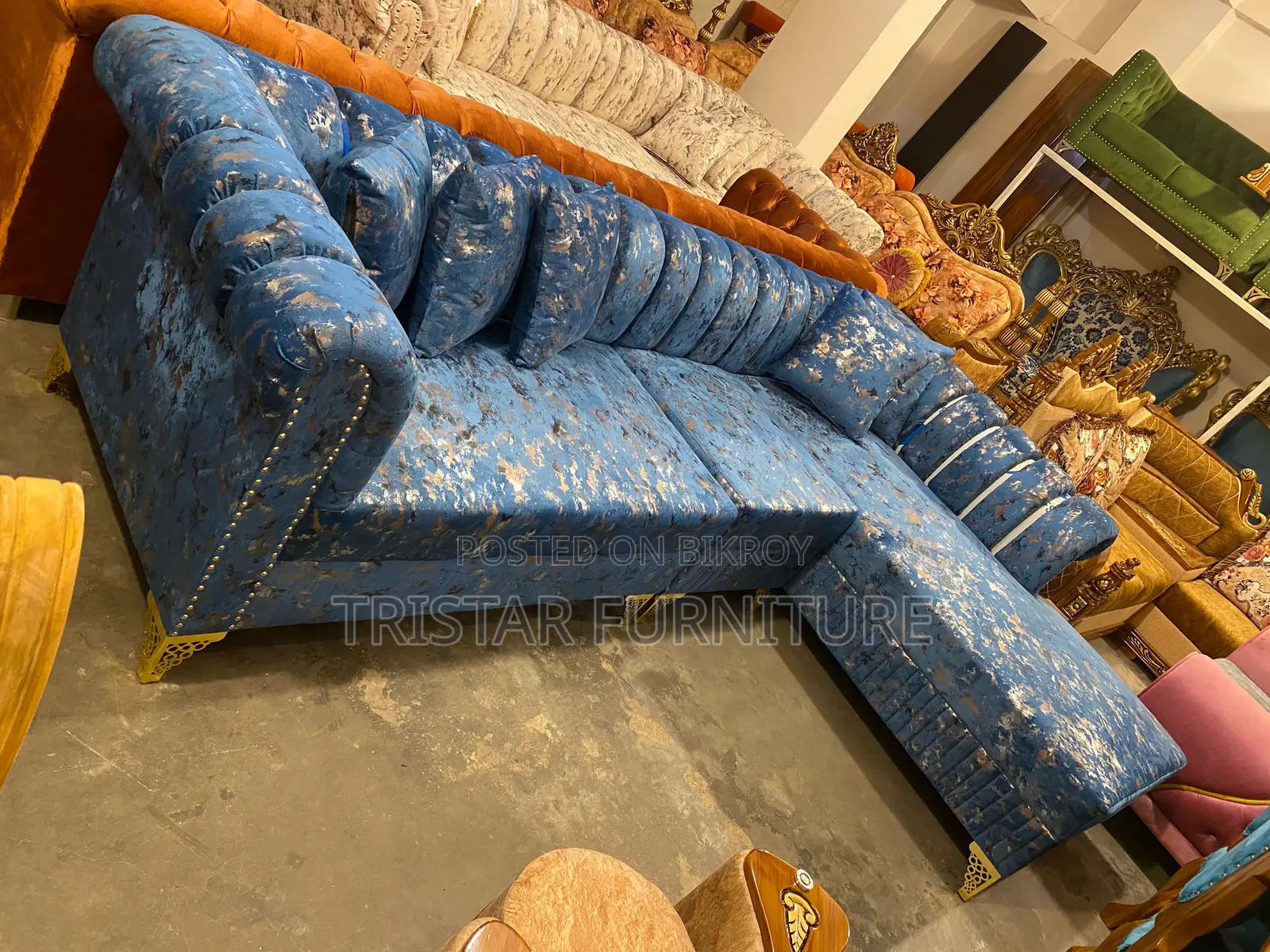 Extraordinary Modern L-Type Sofa Set