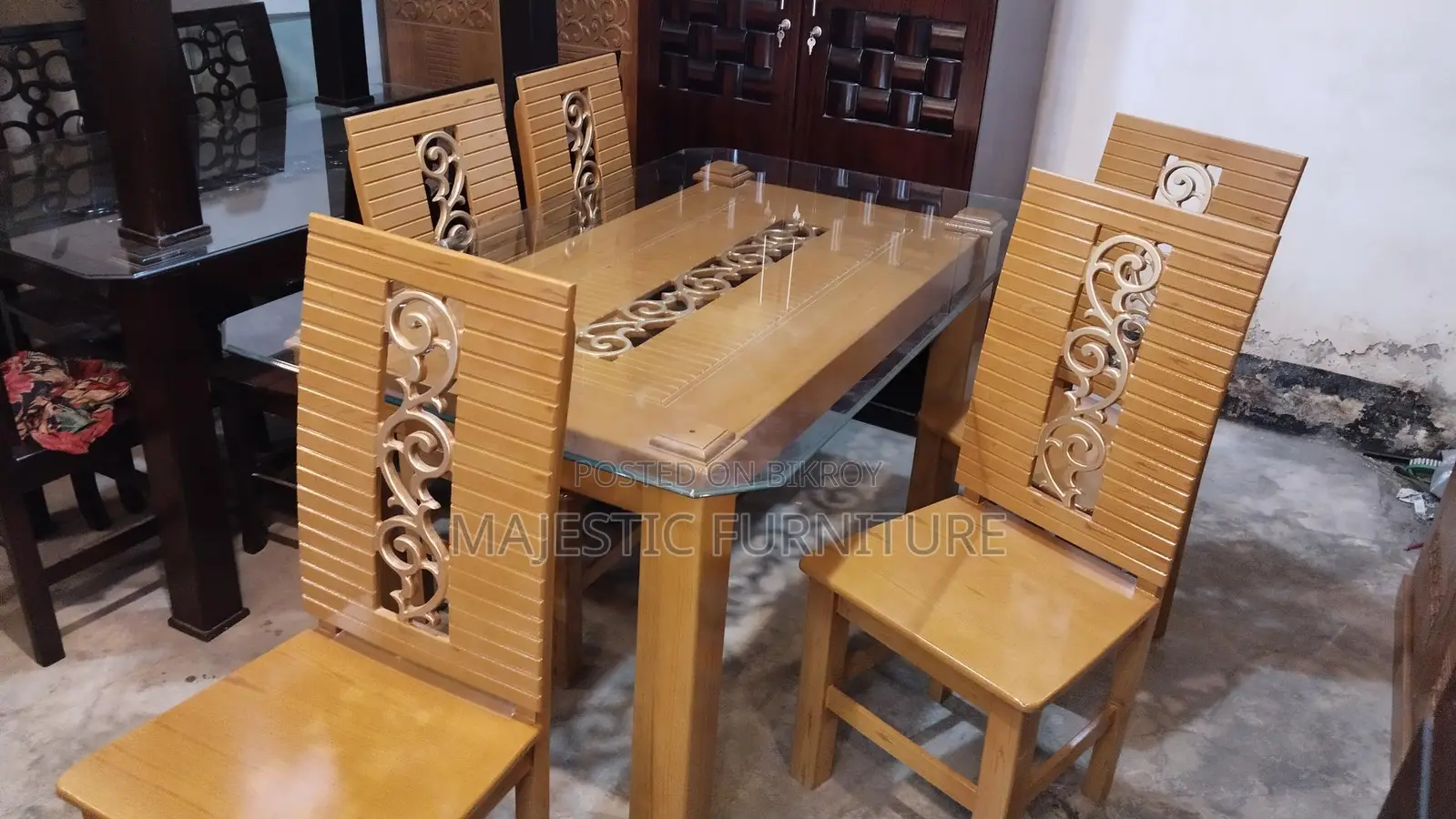 DINING SET 6 CHAIR. M # 7154