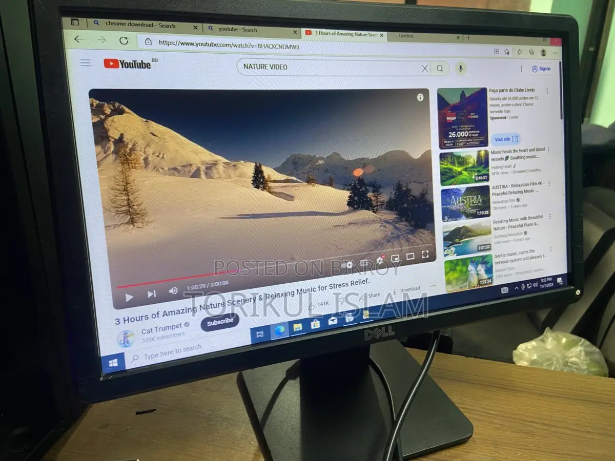 Dell 19 Inch Wide Monitor / Full Fresh 100% ✔️👌