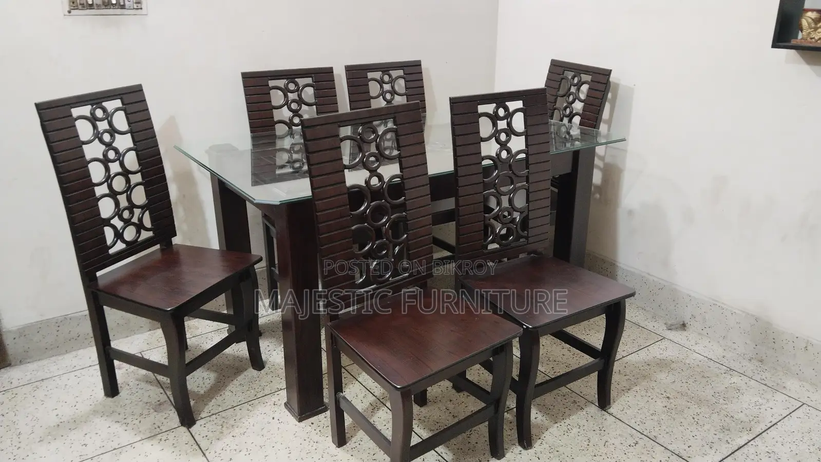 New Dining Set 6 Chair. M # 3849