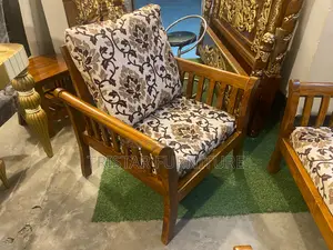 Modern Teak Wood Sofa Set