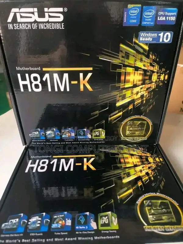 New (with box) Gigabyte / Asus H81 motherboard with 1-year warranty