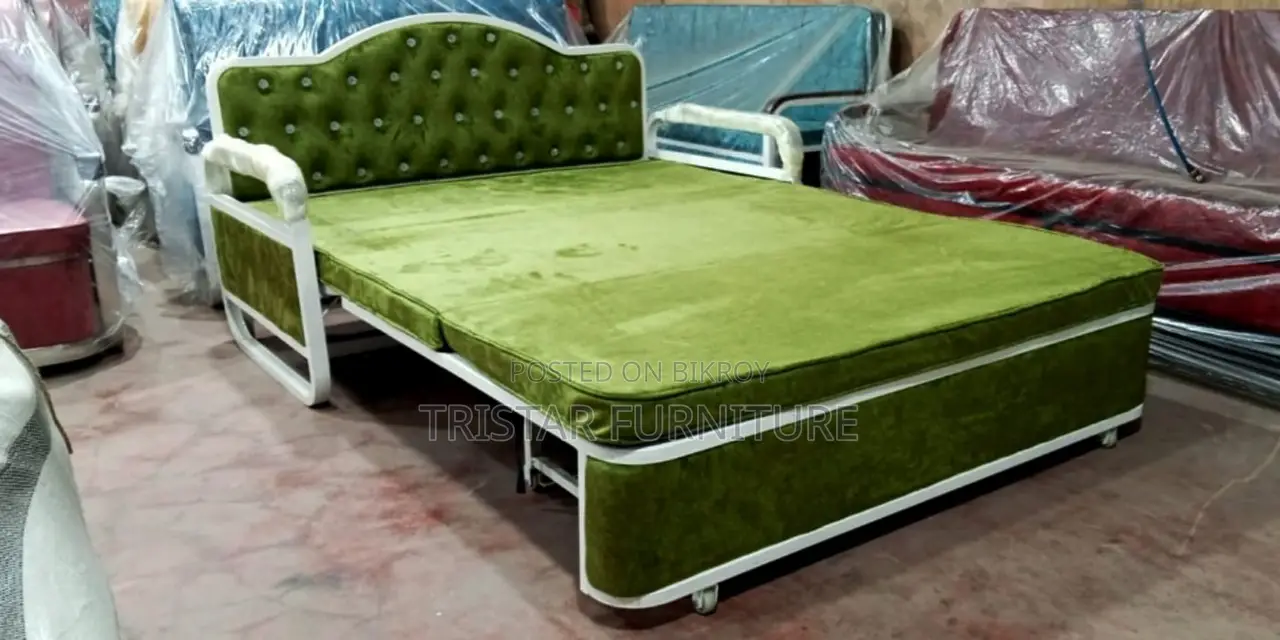 Steel Sofa Cum Bed to Sleep 2 People Scb02f