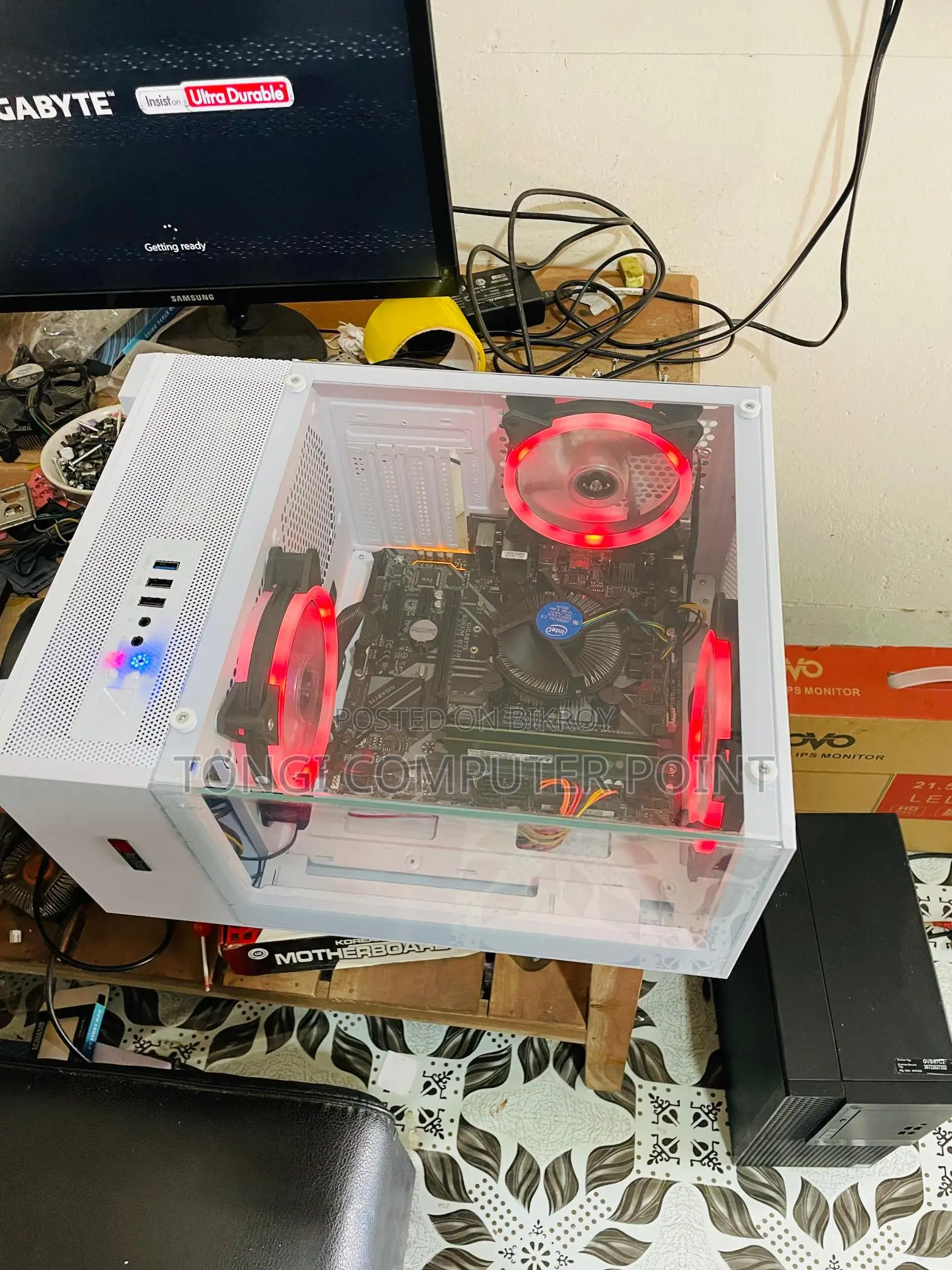 New Gaming i5 3rd Gen (Only Pc) 8gb/256gb Aquarium Casing