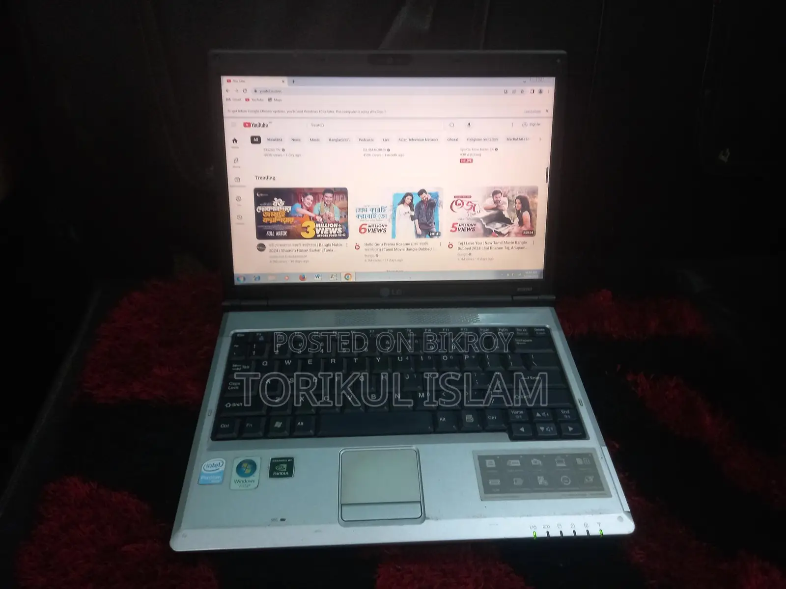 LG Laptop/500GB/2GB/Windows 7 64-bit