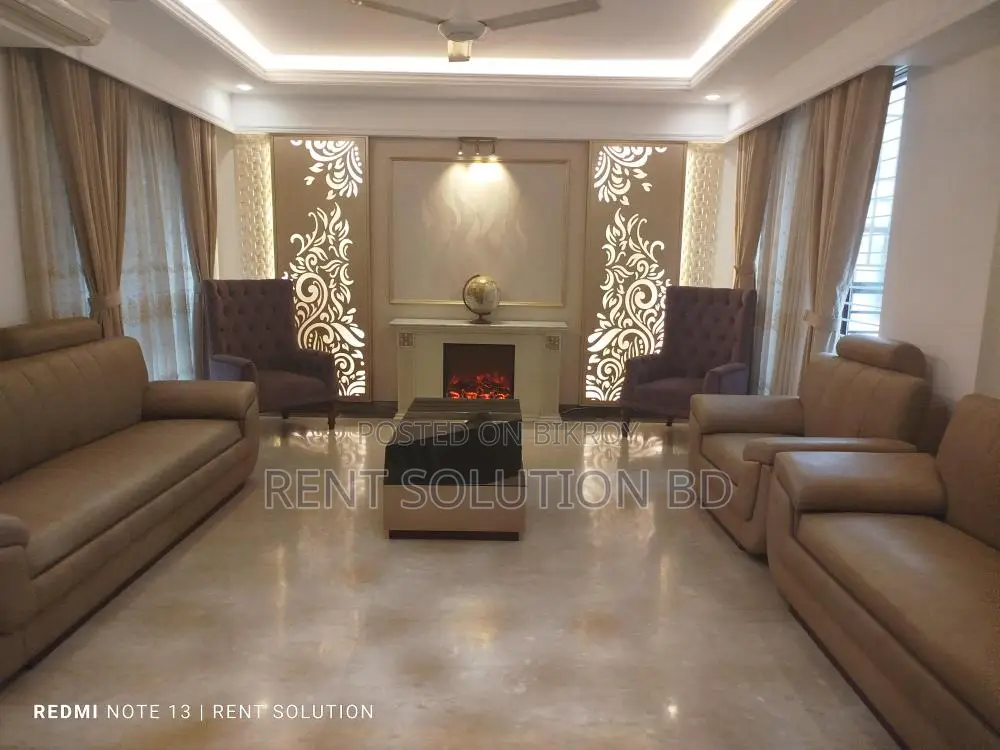 বারিধারা ডিপ্লোম্যাটিক জোনে চমৎকারভাবে সম্পূর্ণ ফার্নিশড অ্যাপার্টমেন্ট