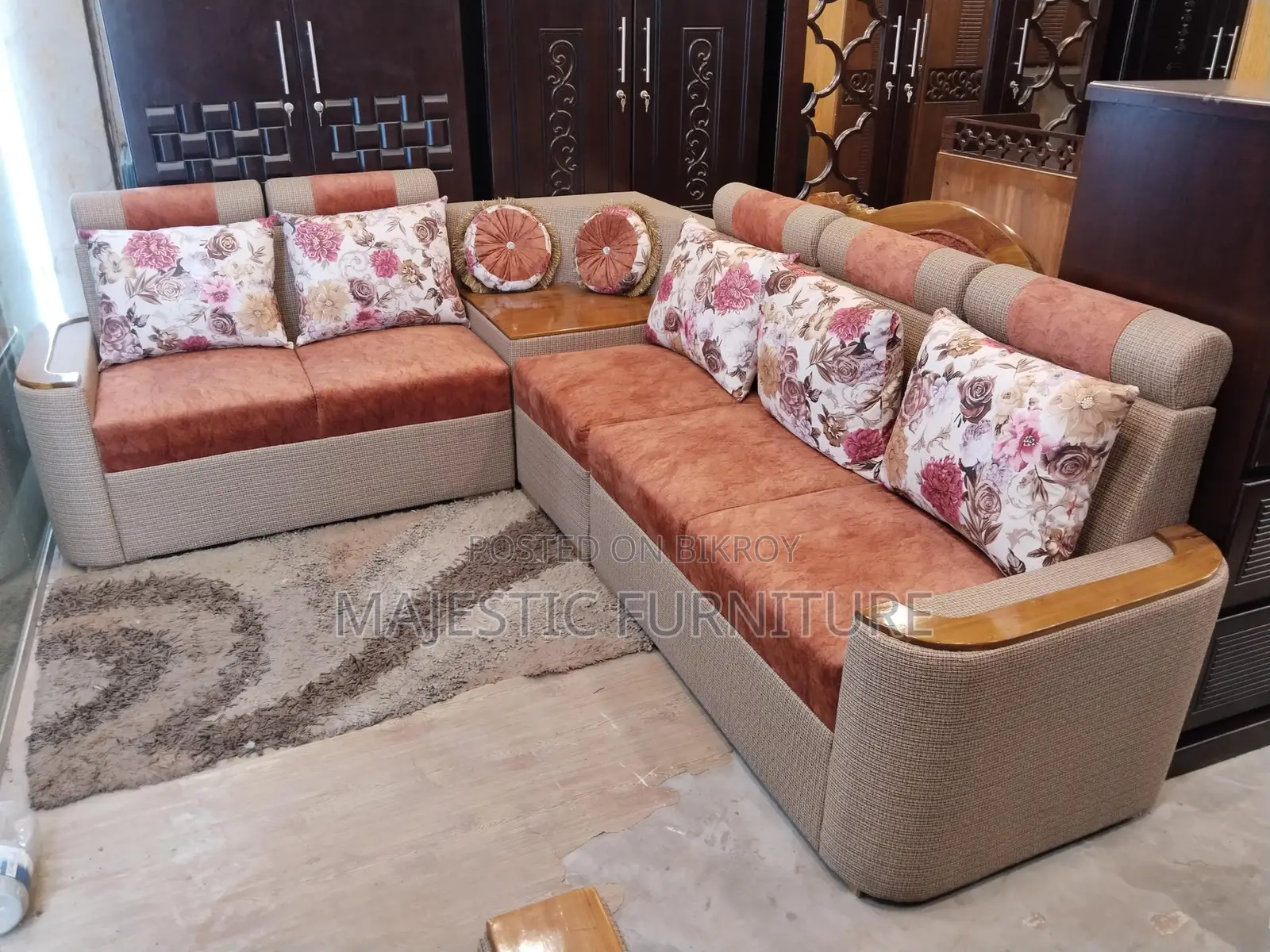 Corner Segun Sofa Set M# 2674