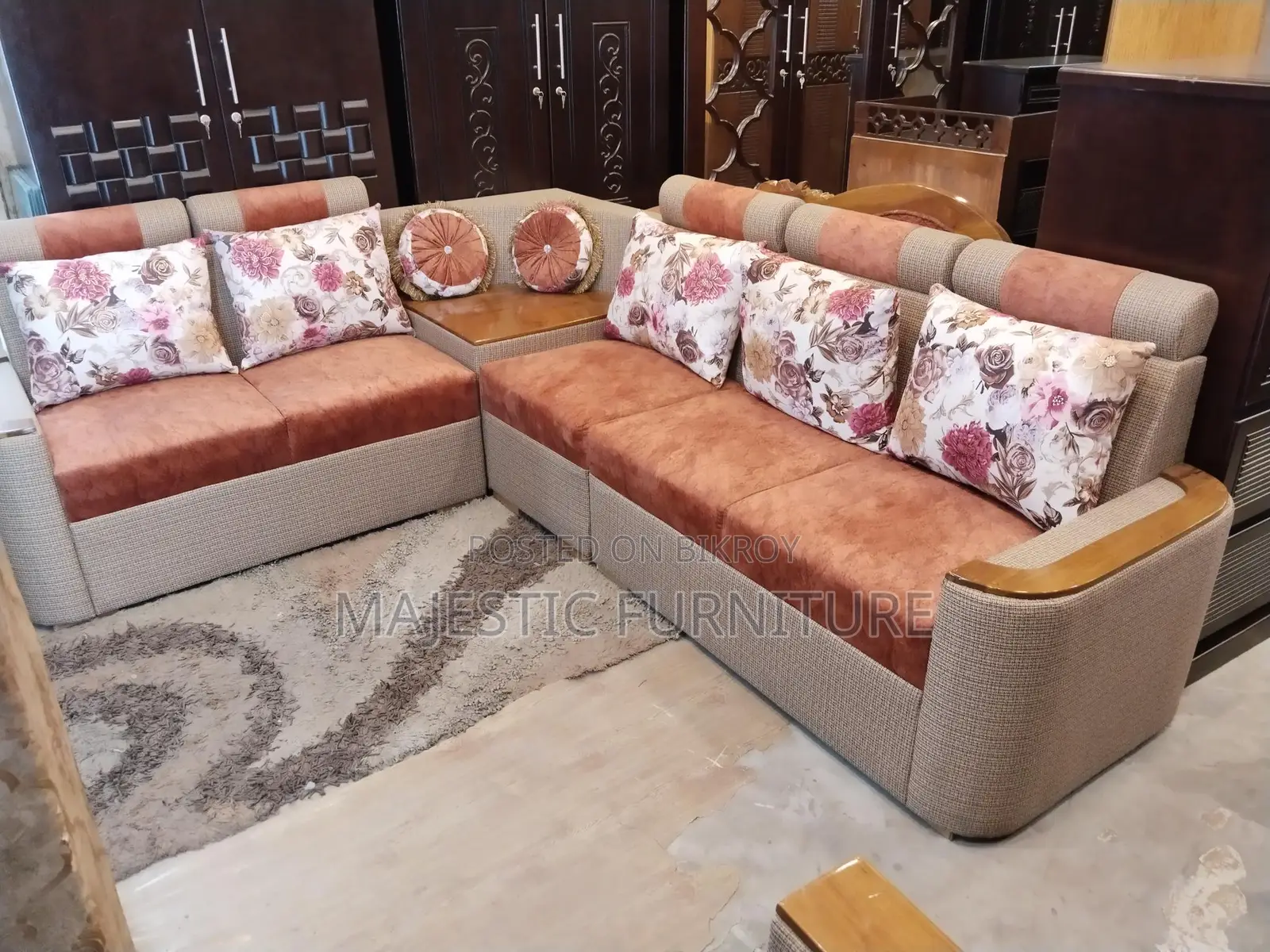 Corner Segun Sofa Set M# 2674
