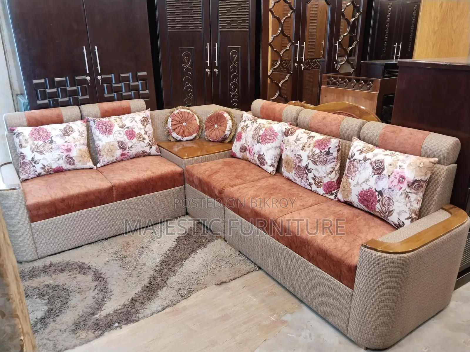 Corner Segun Sofa Set M# 2674