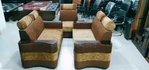 সোফা সেট ভি হাতা ৫সিটি২+২+১