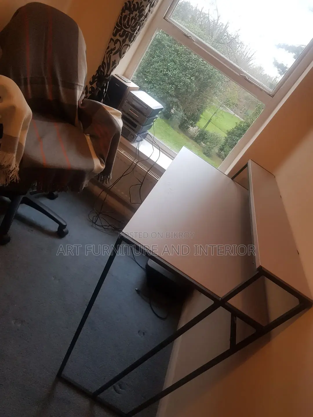 Iron steel table 75