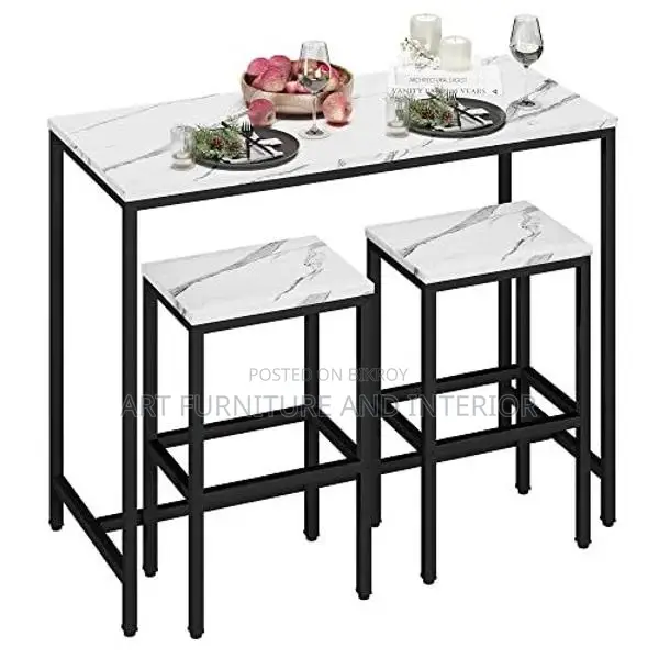 Bar Table and Chairs Set - 02