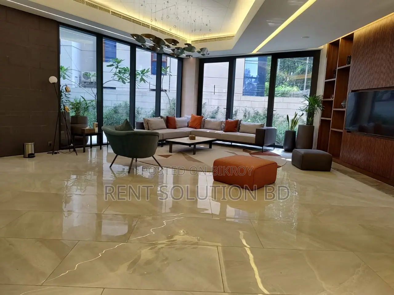 Commodious 4,600 Sq Ft Luxury Apartment For Rent in Gulshan