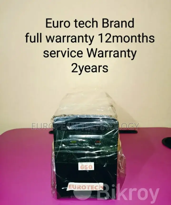 Computer UPS 650va Eurotech brand