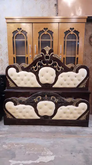 New Bed 5/7 Feet Leather. M # 1566