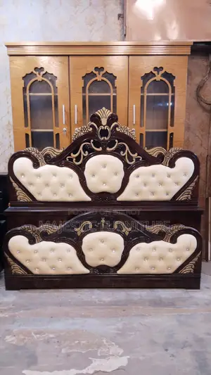 New Bed 5/7 Feet Leather. M # 1566