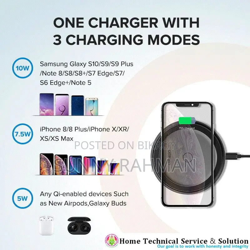 Ugreen Wireless Charger Qi Type