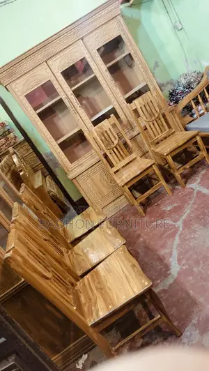 This Chittagong teak dining table will be sold, beside Postogola Bridge