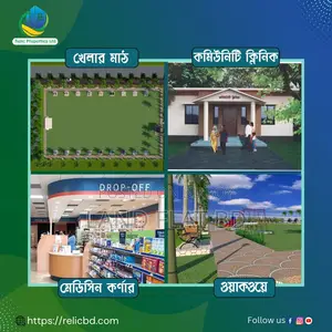 1500 বর্গফুট ফ্ল্যাট বিক্রি ঘাটার চর লাবনী পয়েন্টে রিভারভিউ প্রজেক্টে