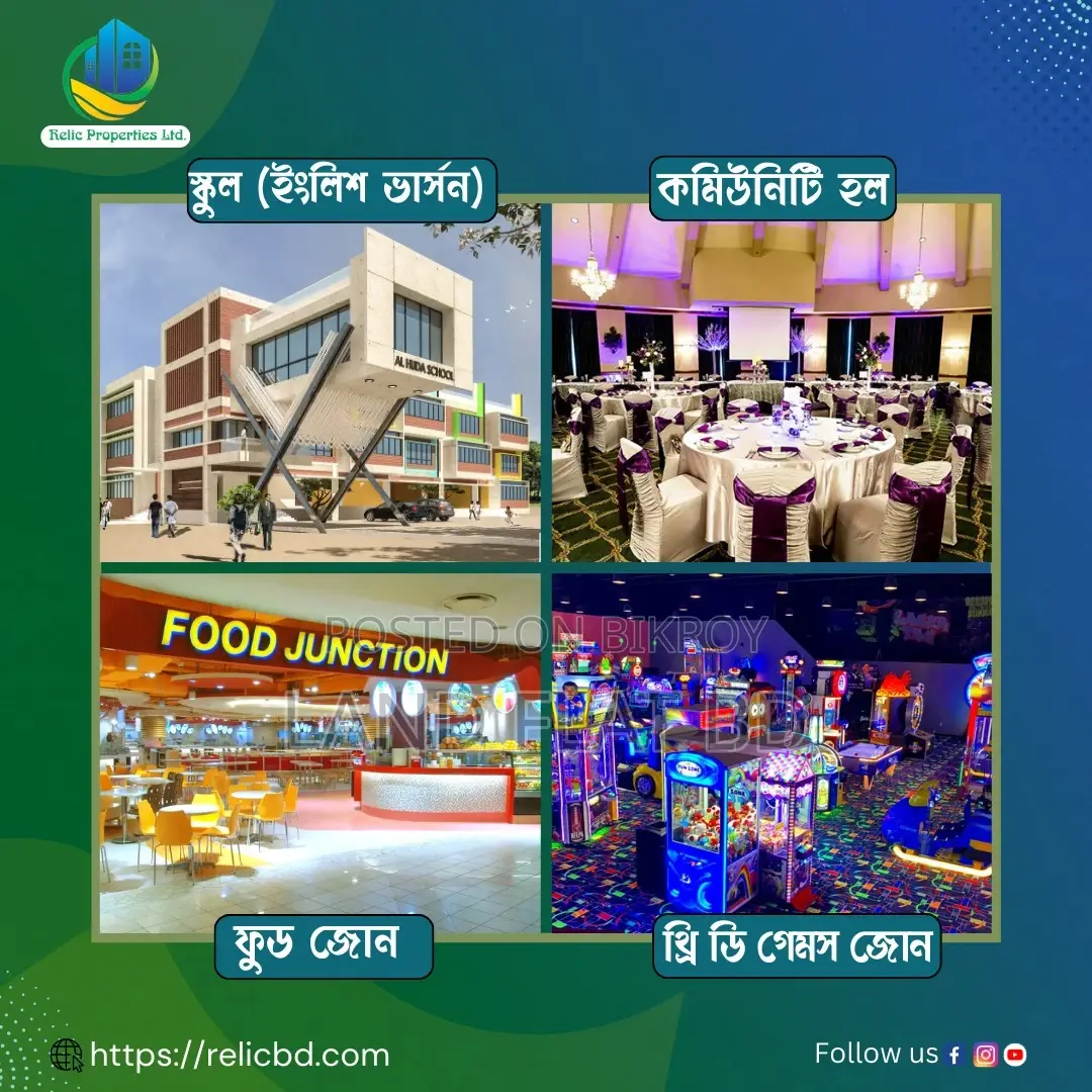 1500 বর্গফুট ফ্ল্যাট বিক্রি ঘাটার চর লাবনী পয়েন্টে রিভারভিউ প্রজেক্টে
