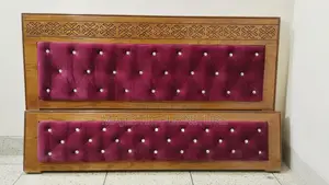 BED 6/7 FEET IAK VENEER. M # 6277
