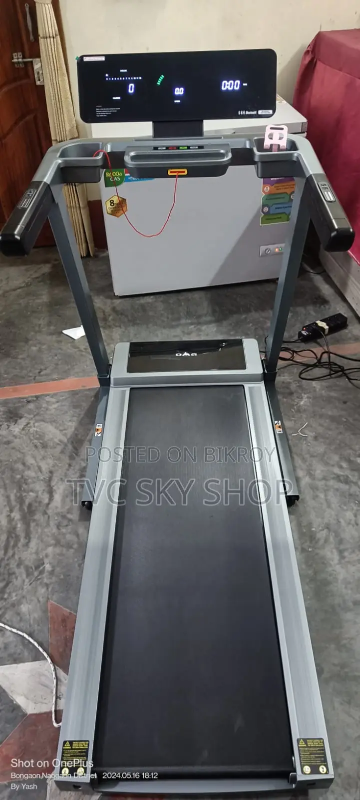 OMA-7418EA ফোল্ডেবল মোটরাইজড ট্রেডমিল ২০২৫ (৩.০ এইচপি)