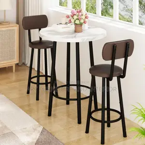Bar Height Table and Chairs Set - 06