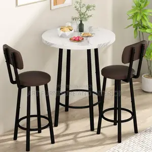 Bar Height Table and Chairs Set - 06