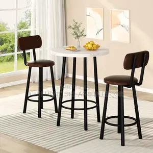 Bar Height Table and Chairs Set - 06