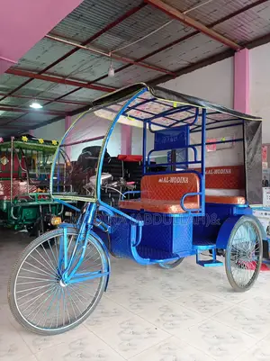 Model _1009_Half-Roof Rickshaw _Front Poly