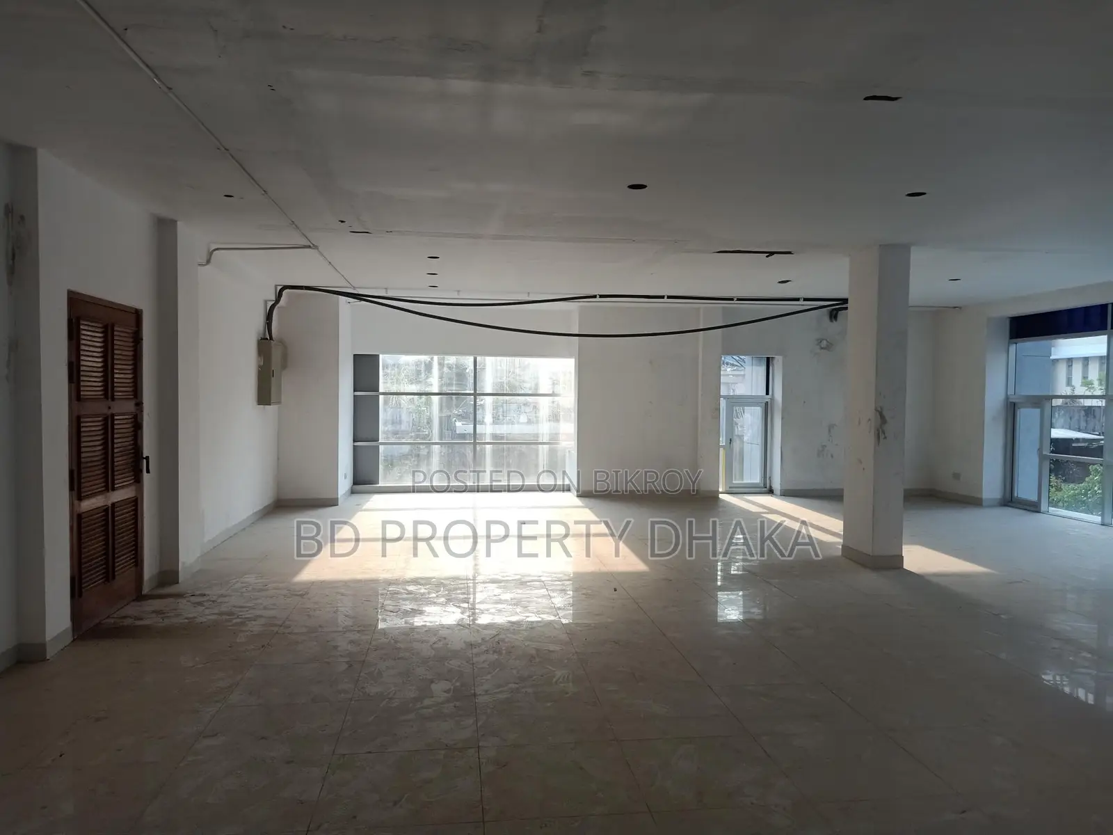 3500 Sqft Open Commercial Space Newly Building Rent in Banani