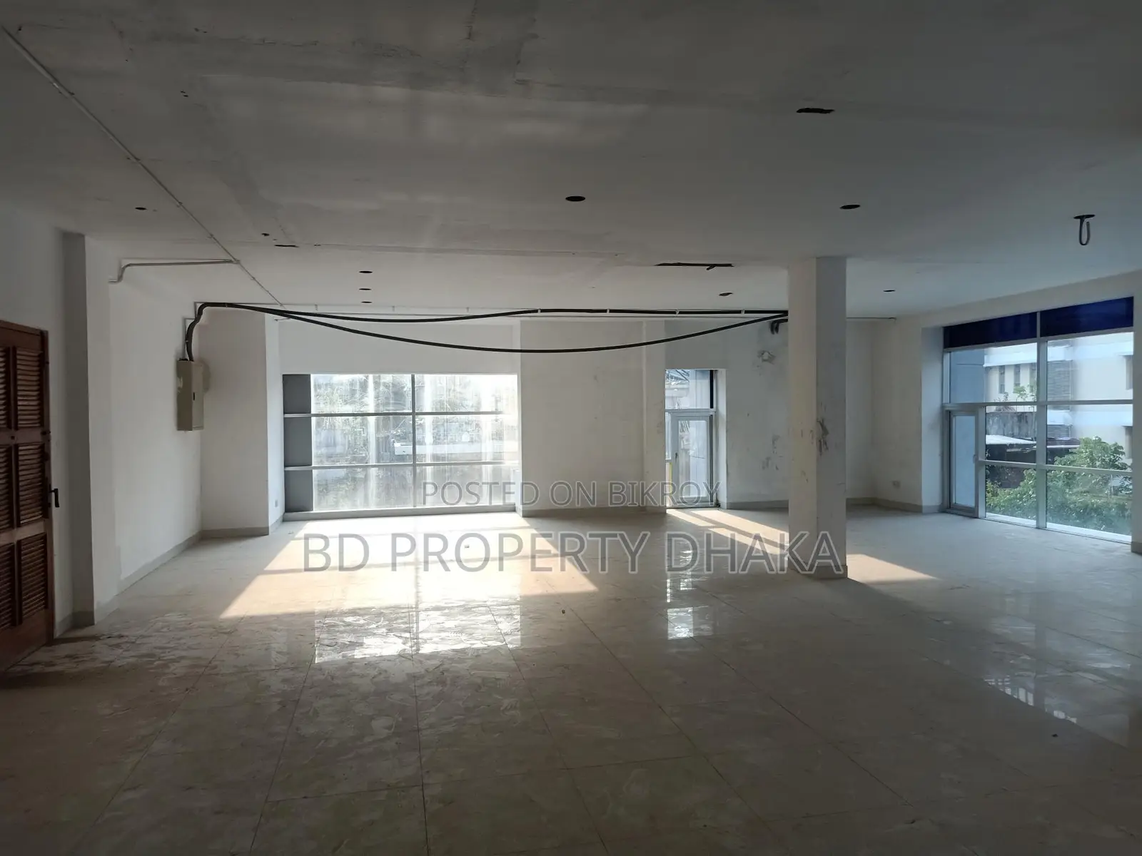 3500 Sqft Open Commercial Space Newly Building Rent in Banani