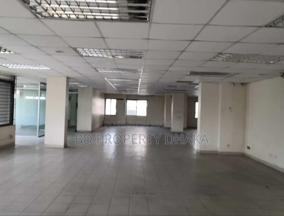 6050 Sqft Open Commercial Space Rent in Banani