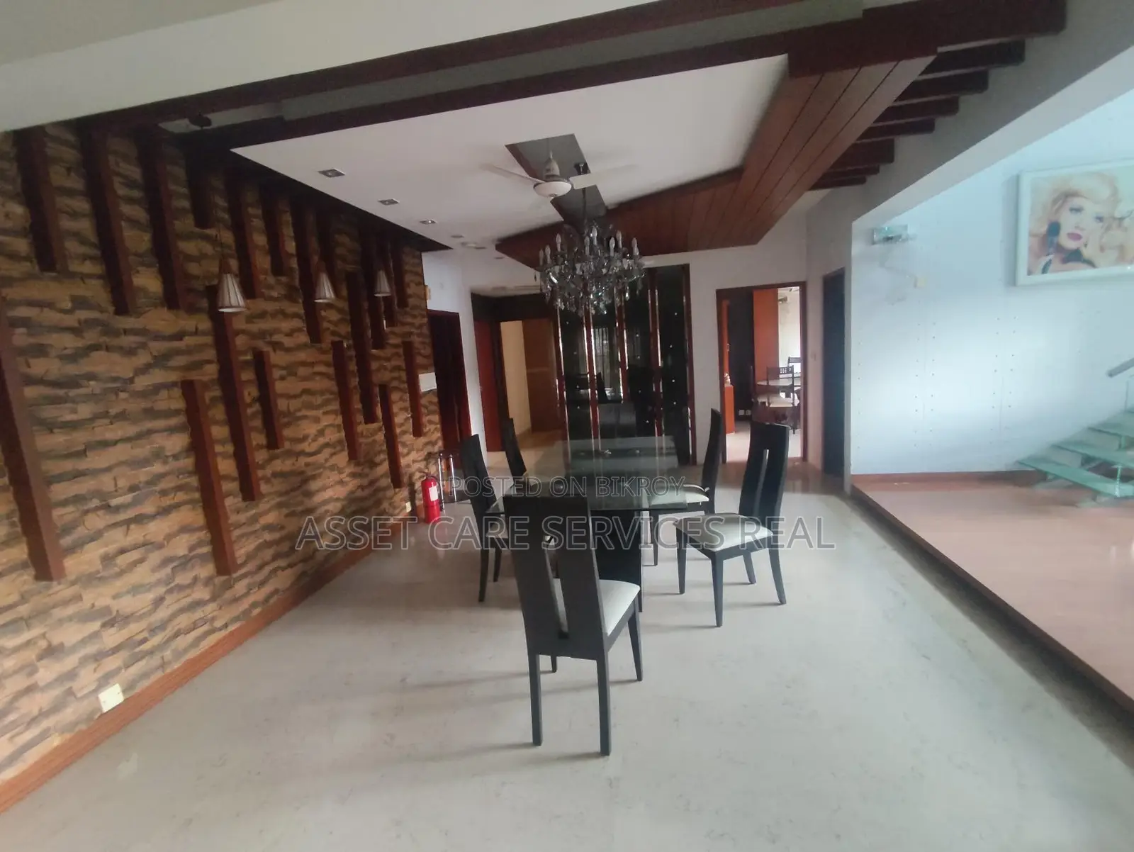 6-Bed 5000-Sqft Duplex Full Furnished Apartment Rent In Banani