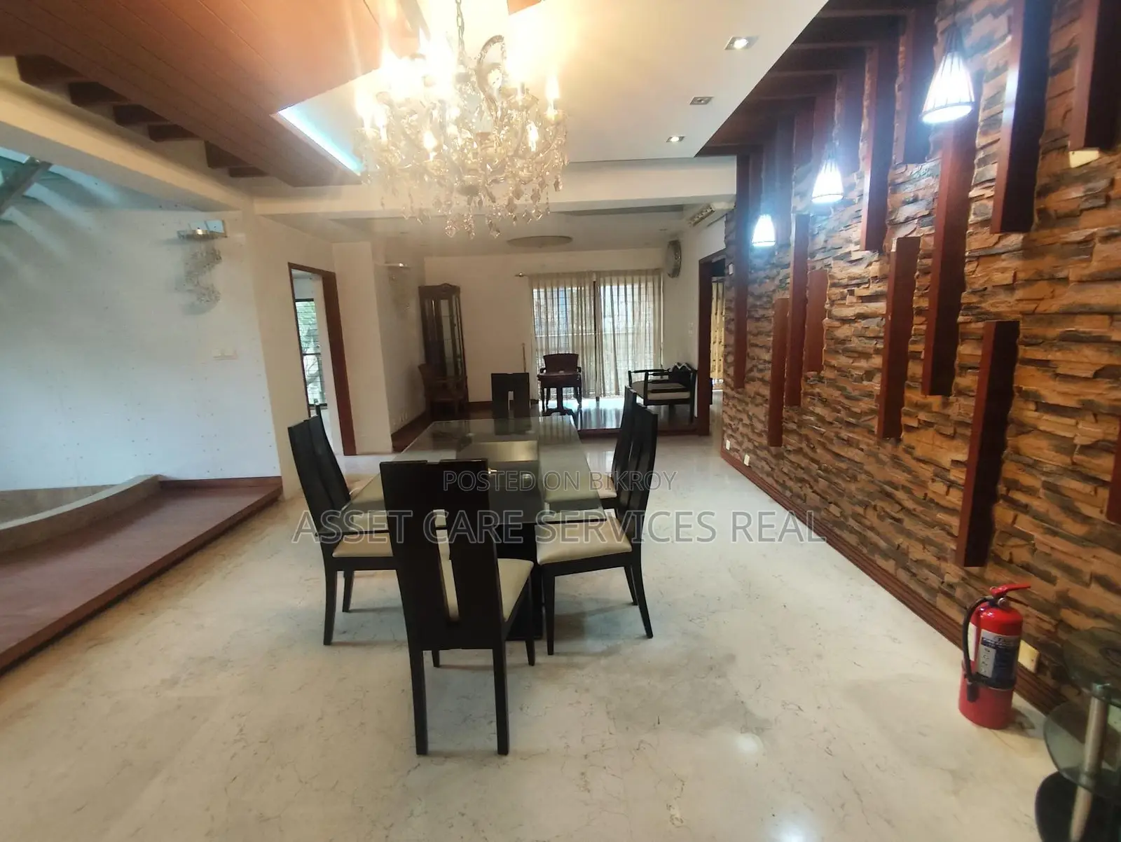 6-Bed 5000-Sqft Duplex Full Furnished Apartment Rent In Banani