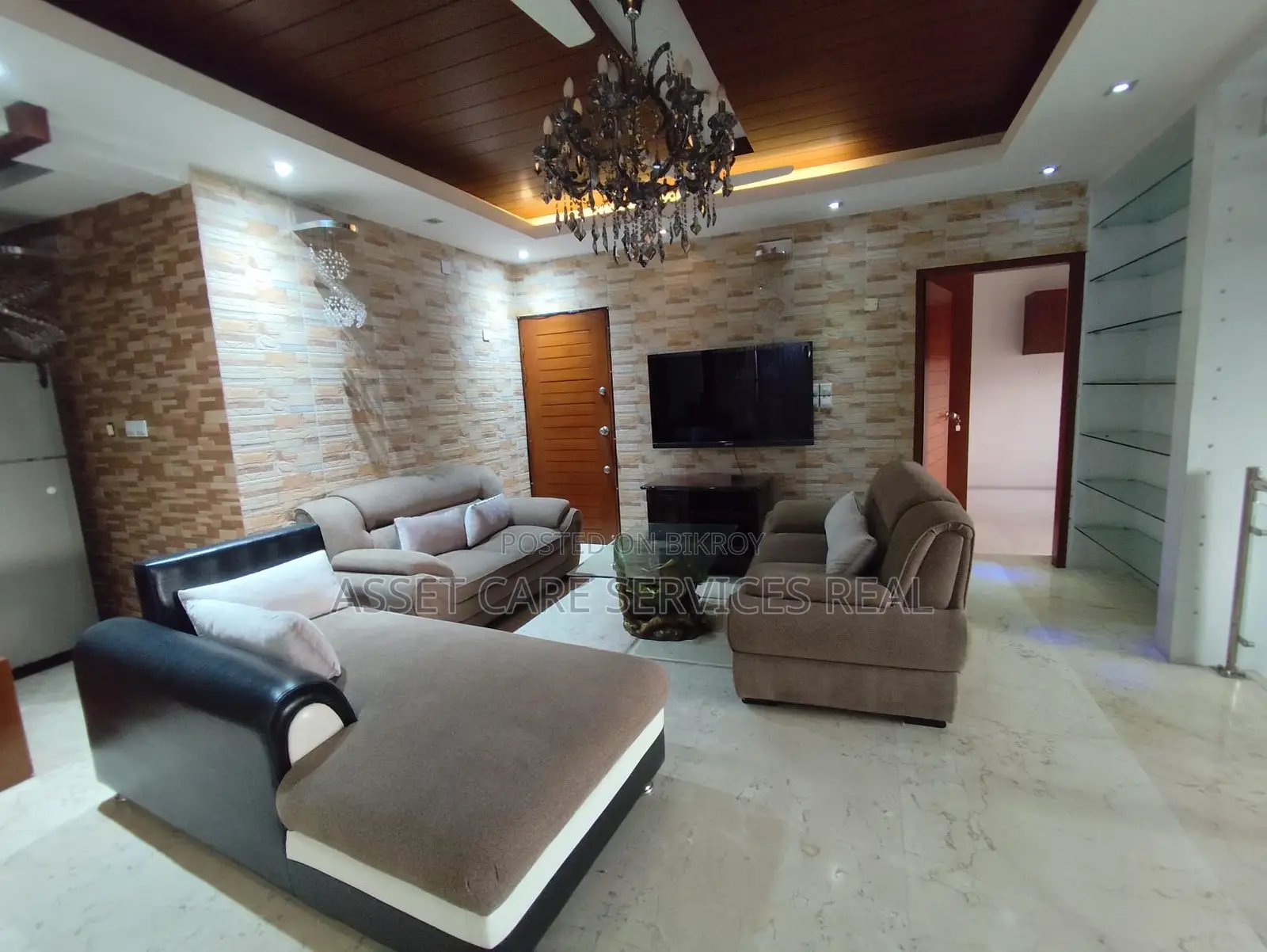 6-Bed 5000-Sqft Duplex Full Furnished Apartment Rent In Banani