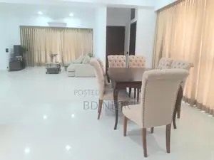 Gym Swimming Pool 3Bed Open Kitchen Furniture Flat Rent in Gulshan-2