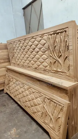 This Chittagong teak bed will be sold