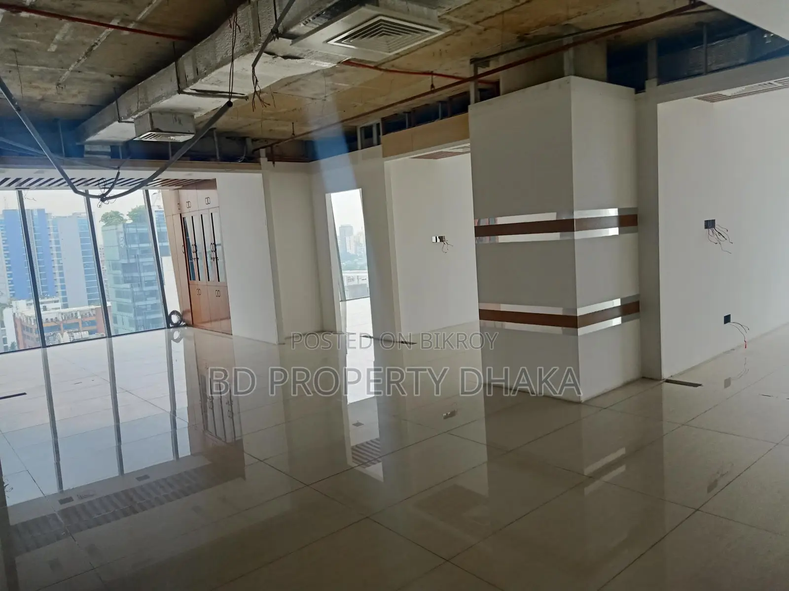 Brand New Modern Open Commercial Space Rent In Gulshan Avenue